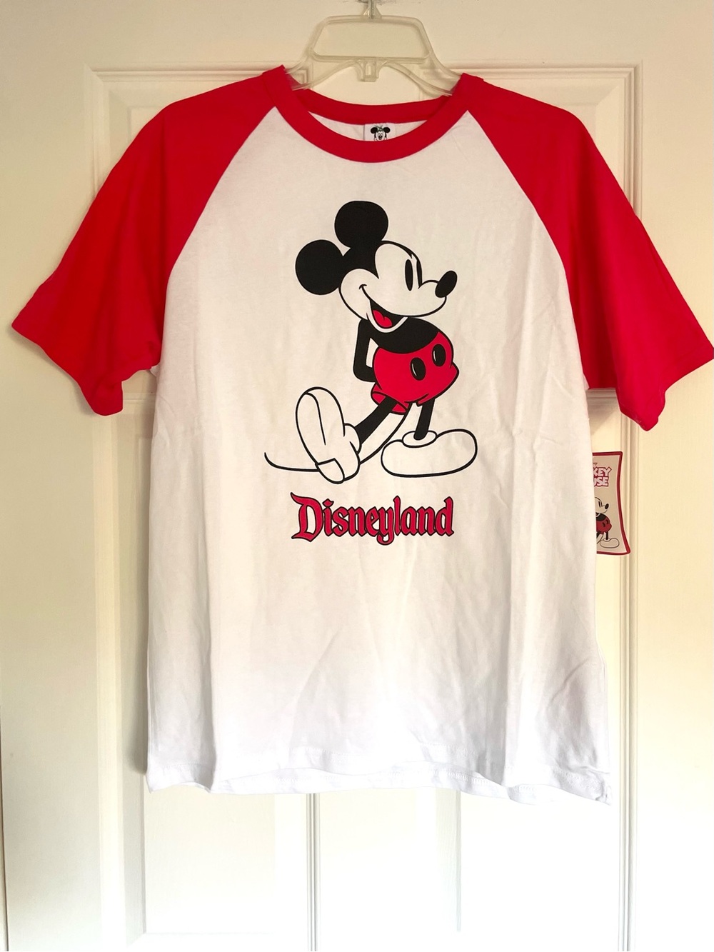 Disneyland Classic Mickey Mouse Red & White T-Shirt